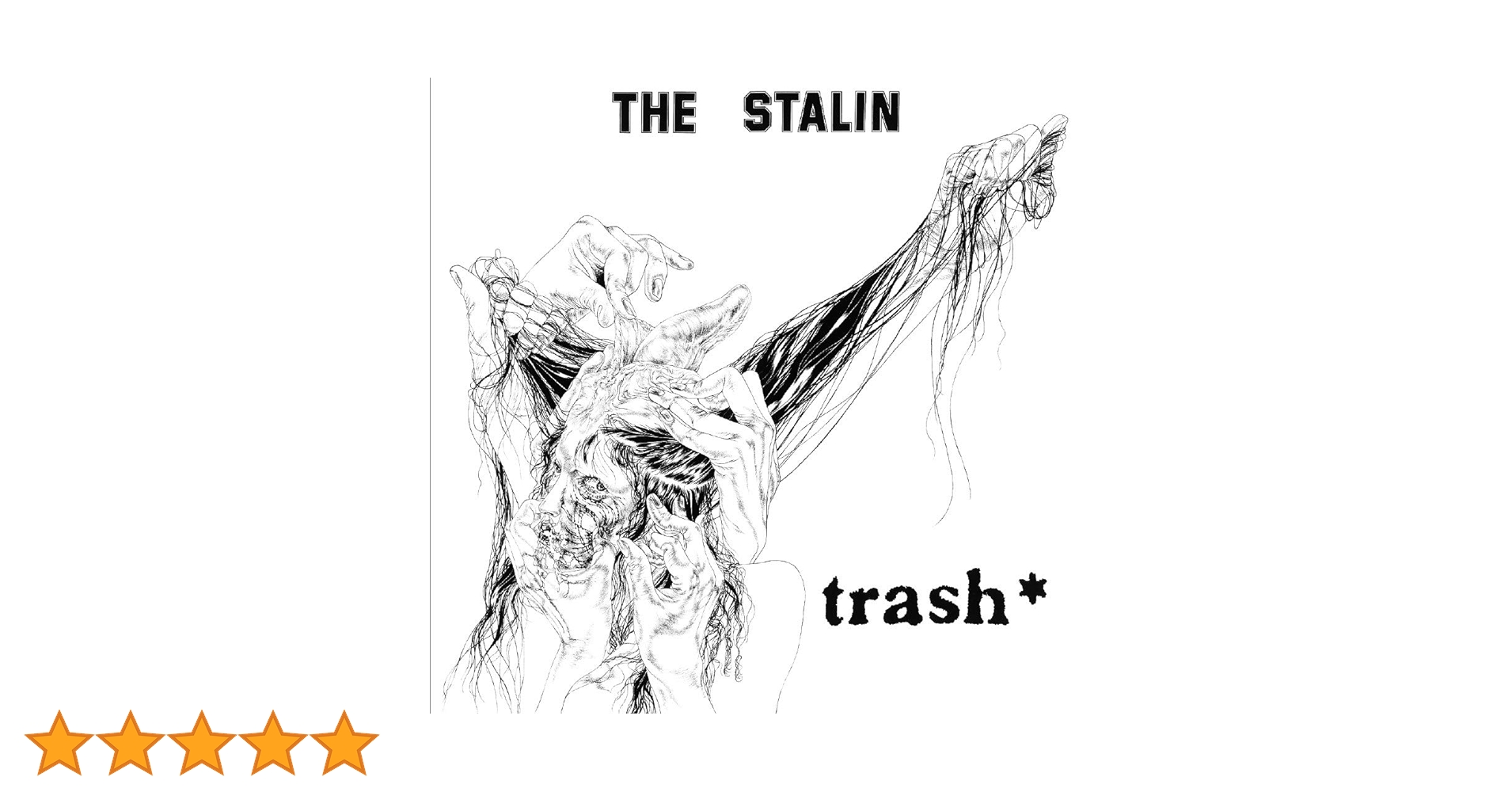 THE STALINのアルバム「trash」　レコード THE STALINのアルバム「trash」 レコード